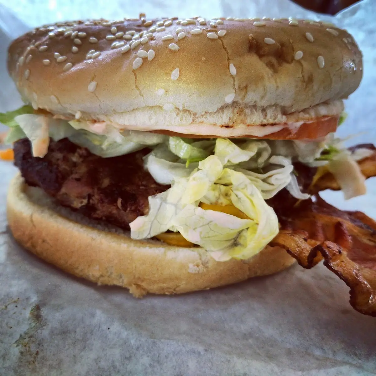 1 2 lb Bacon Cheeseburger