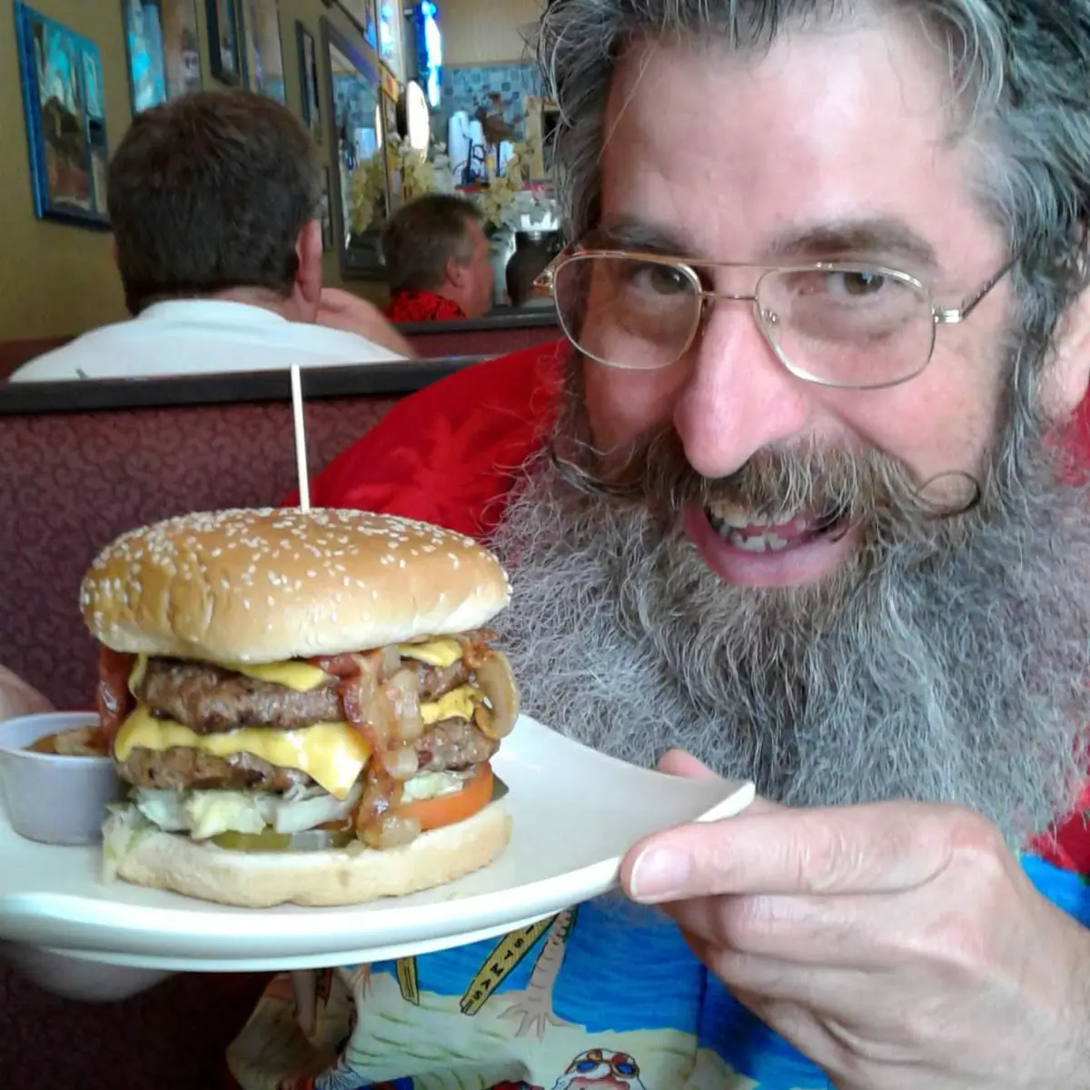 Super Double Cheeseburger with Bacon