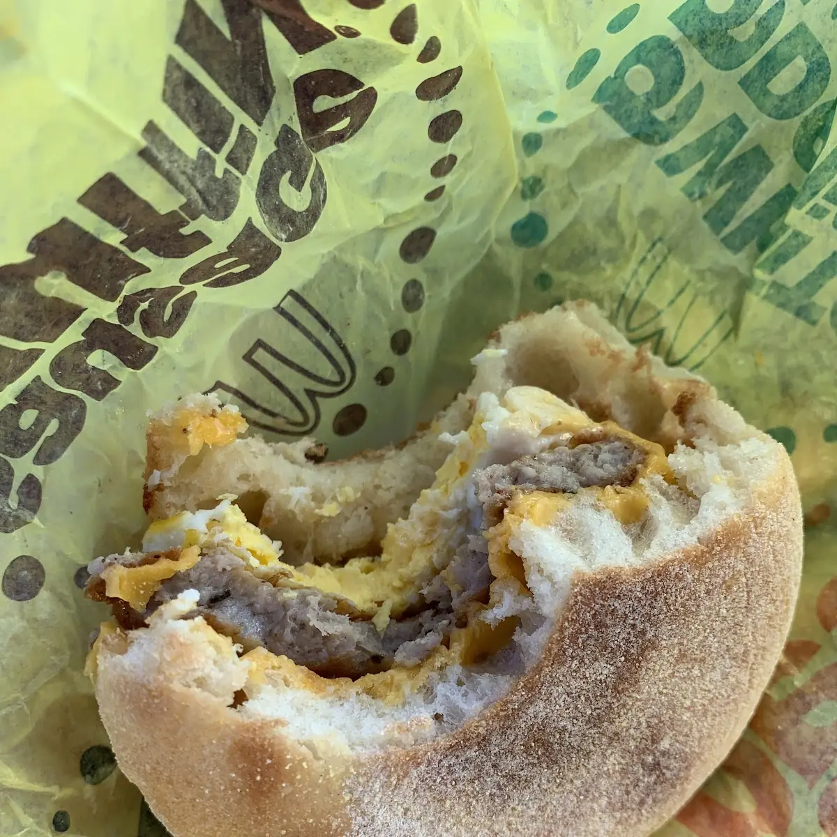 Sausage Mcmuffin with Egg