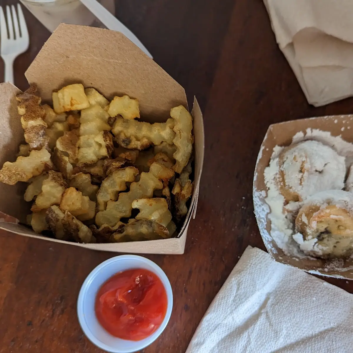 Fresh Cut Fries and Fried Oreos