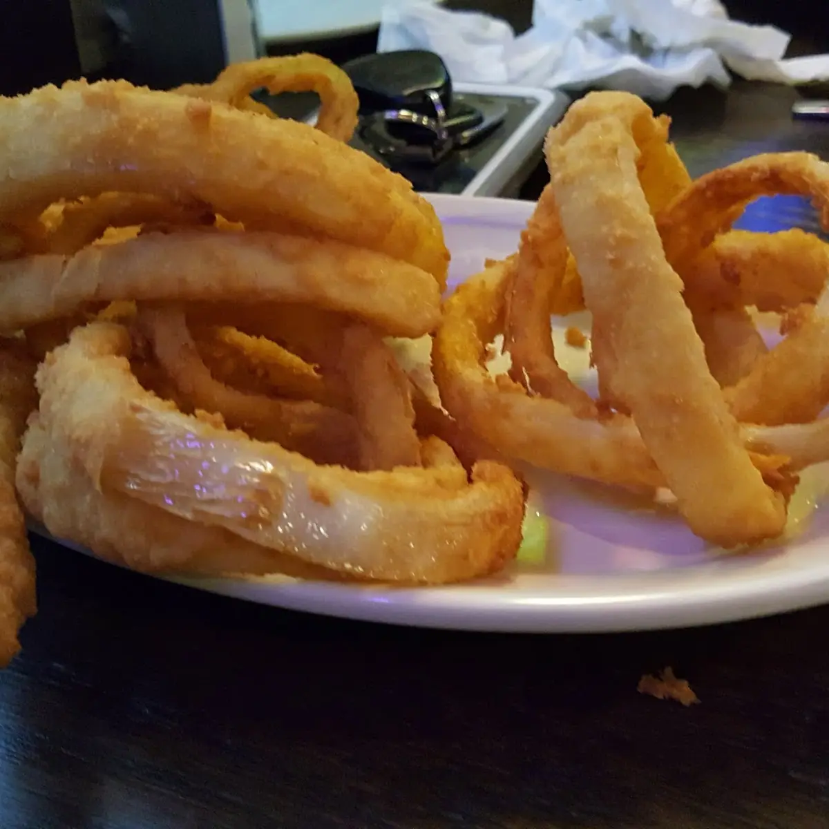 Onion Rings with Mustard