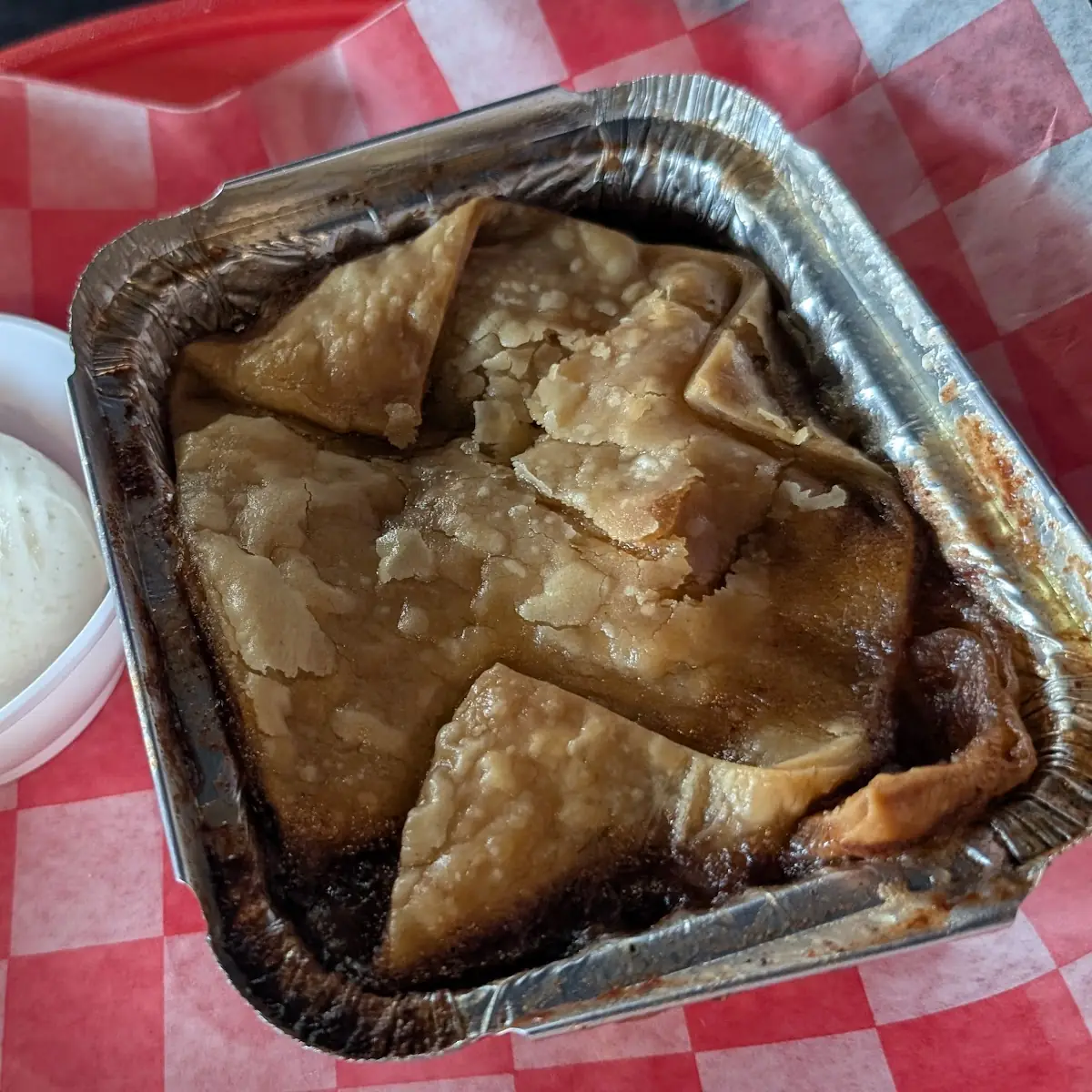 Peach Cobbler Personal Pan