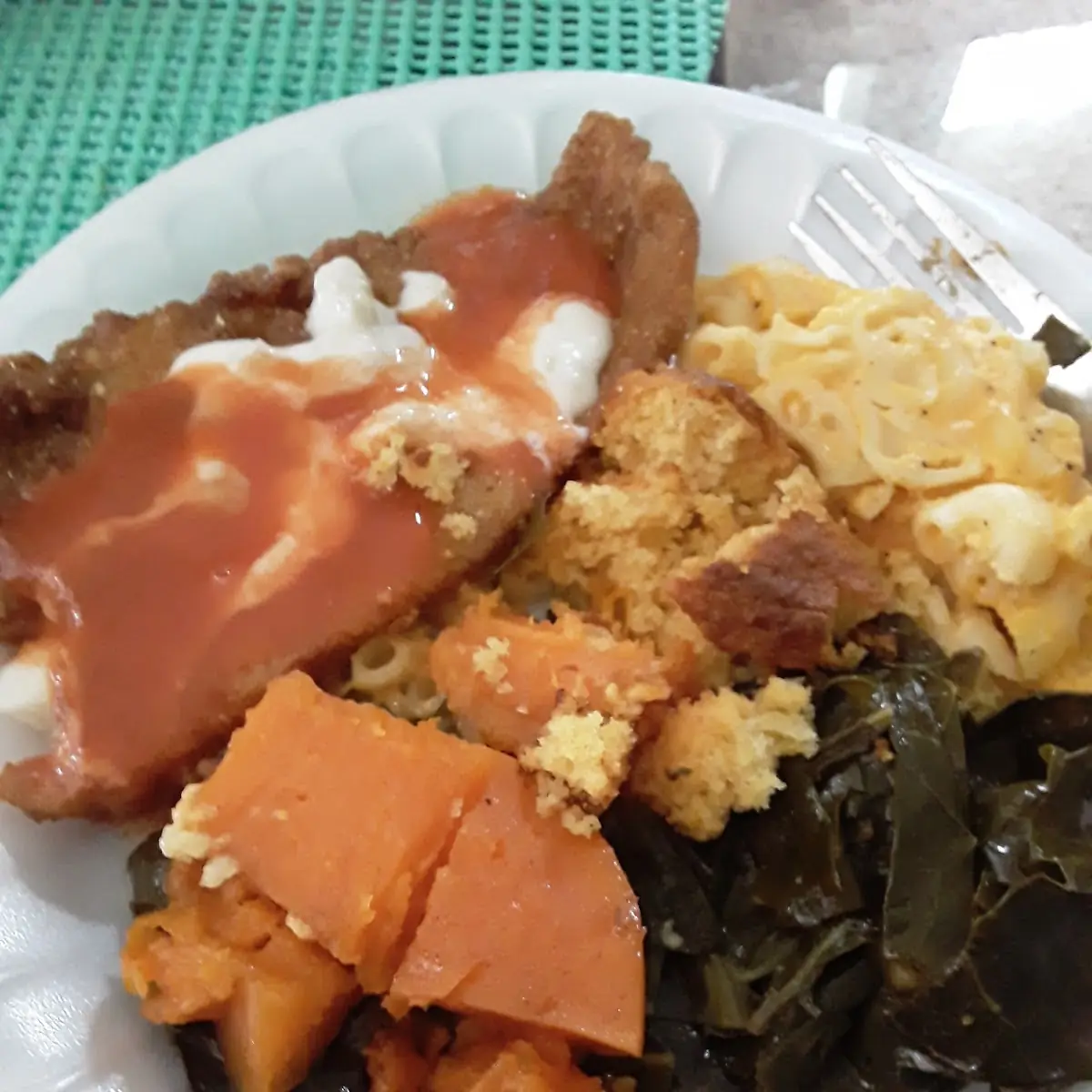 Sweet Potatoes Collard Greens