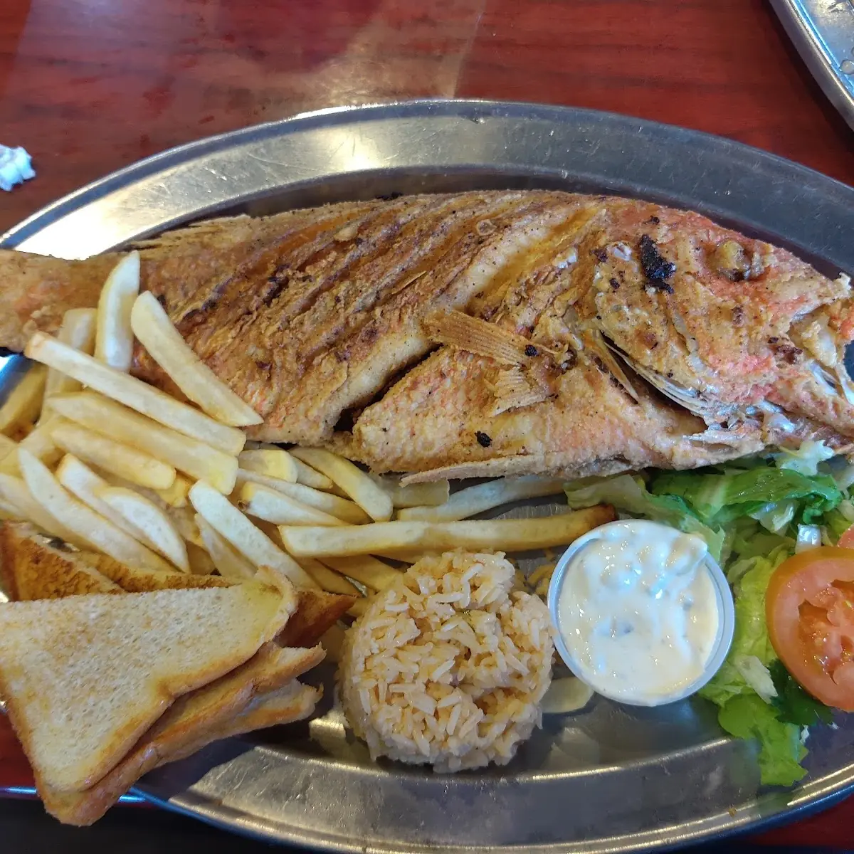 Garlic Red Snapper