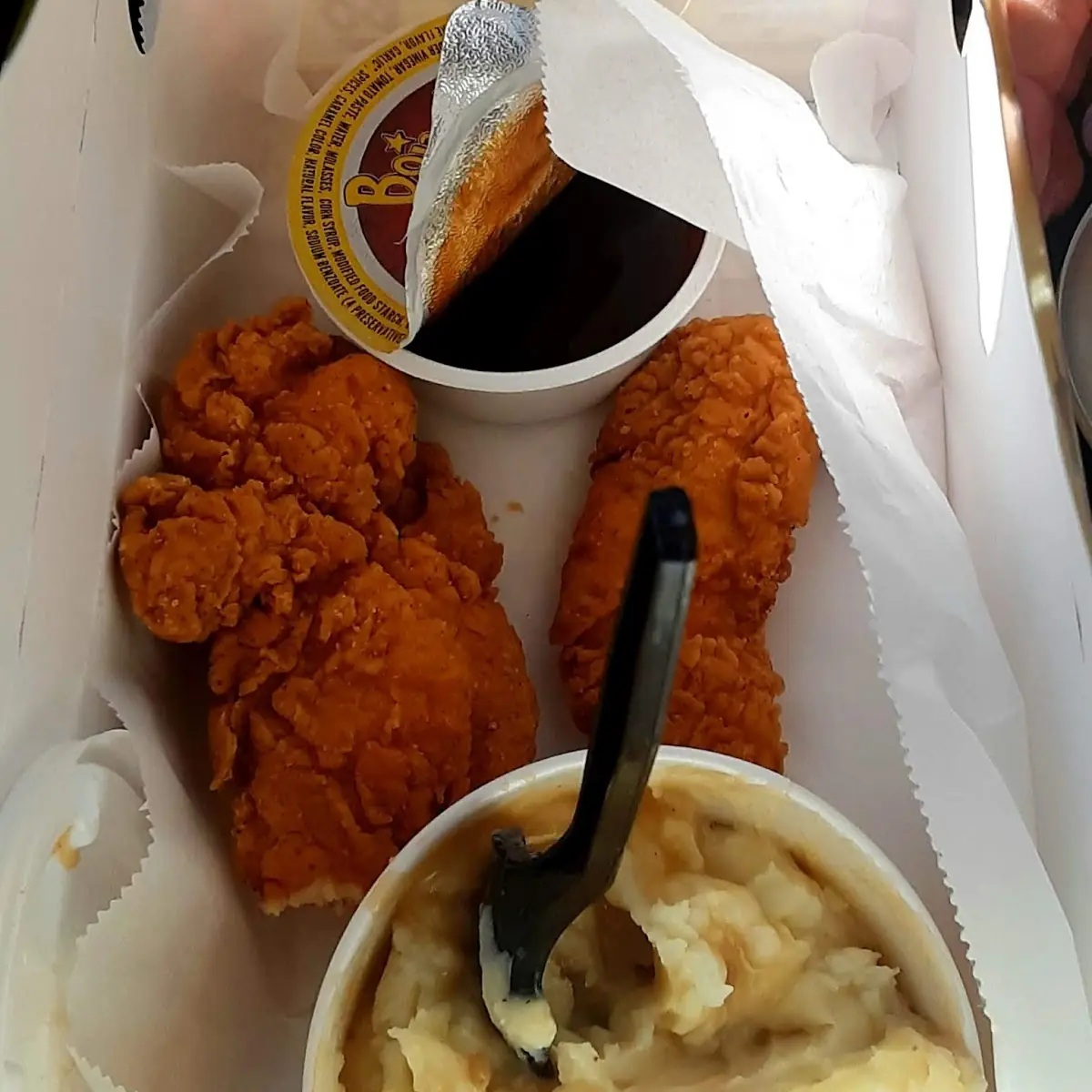 Chicken Tenders and Mashed Potatoes
