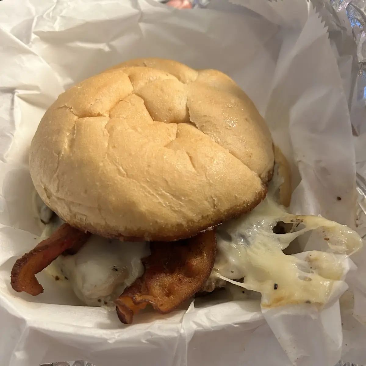 Mushroom and Swiss Burger