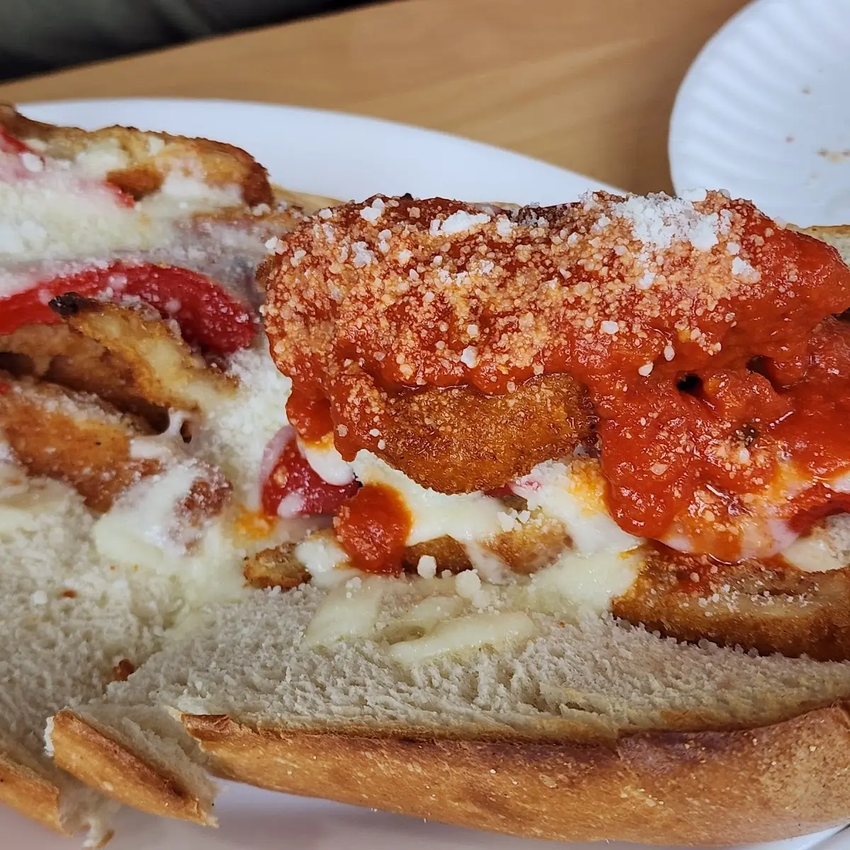 Mya Sub w Mozzarella Stick on Top