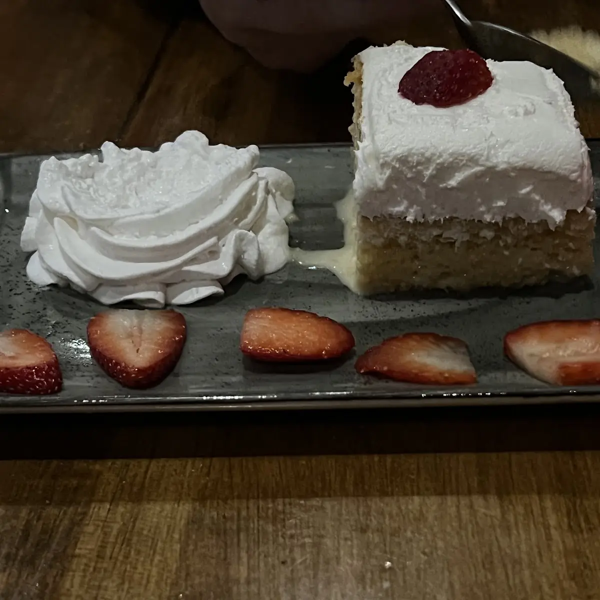 Tres Leches Cake Slice
