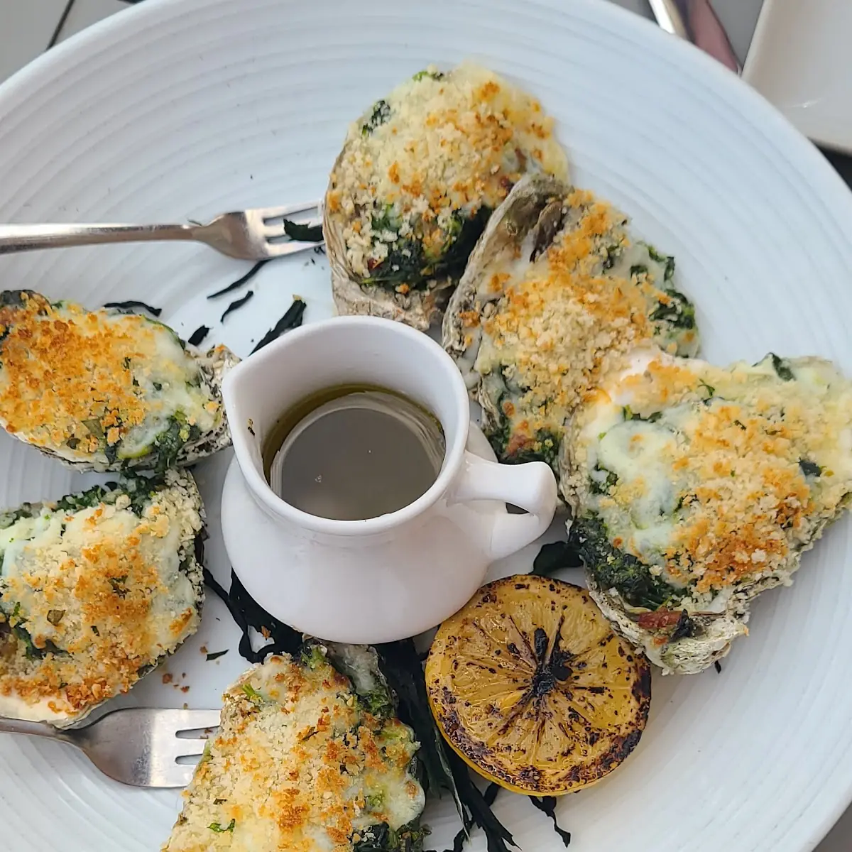 Oysters Rockefeller
