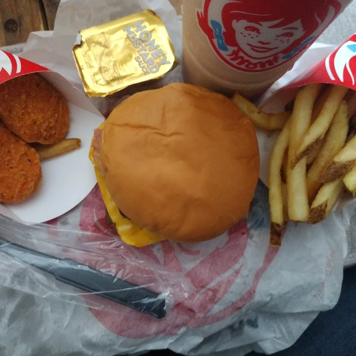 Jr Cheeseburger Chicken Nuggets Fries
