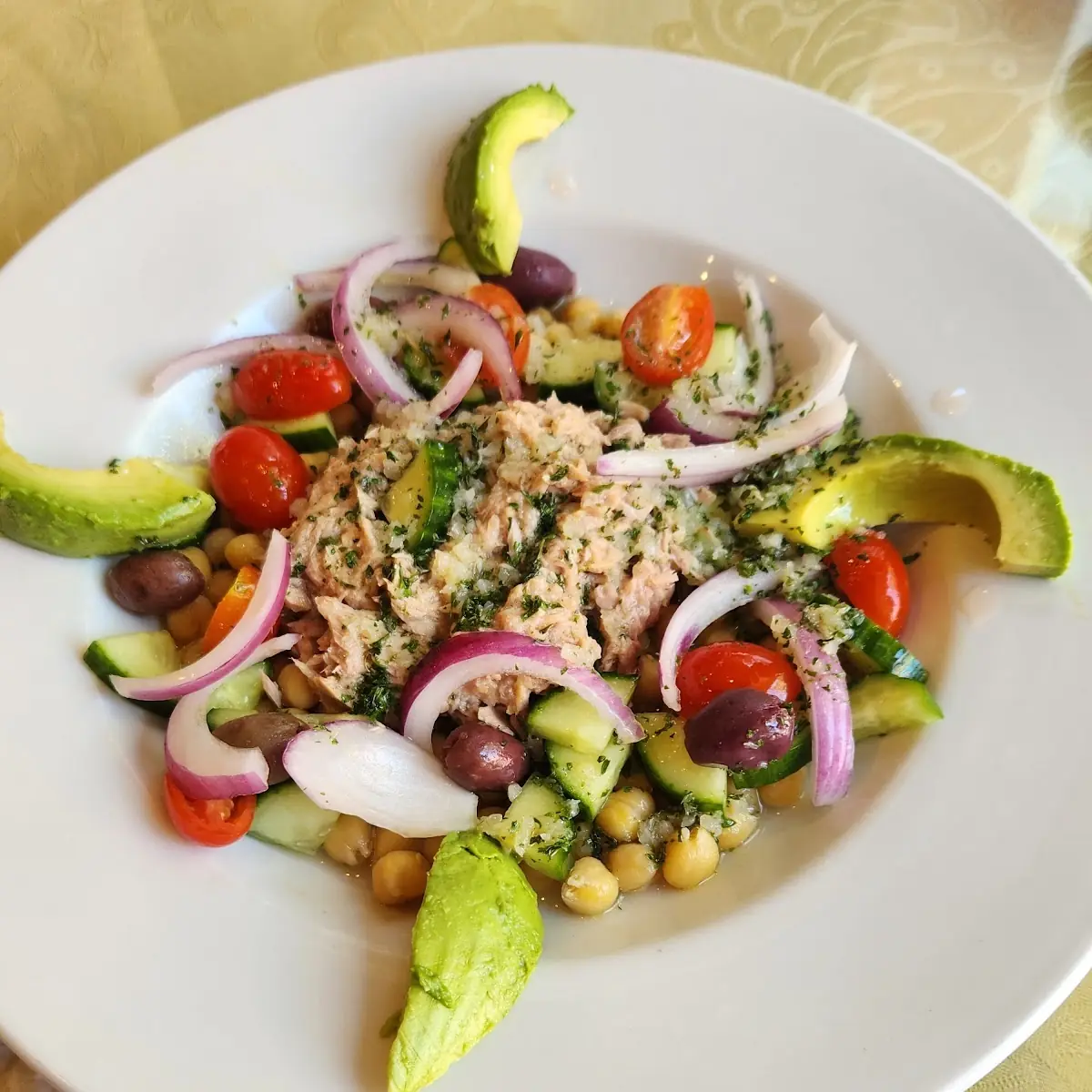 Chick Pea Tuna Salad