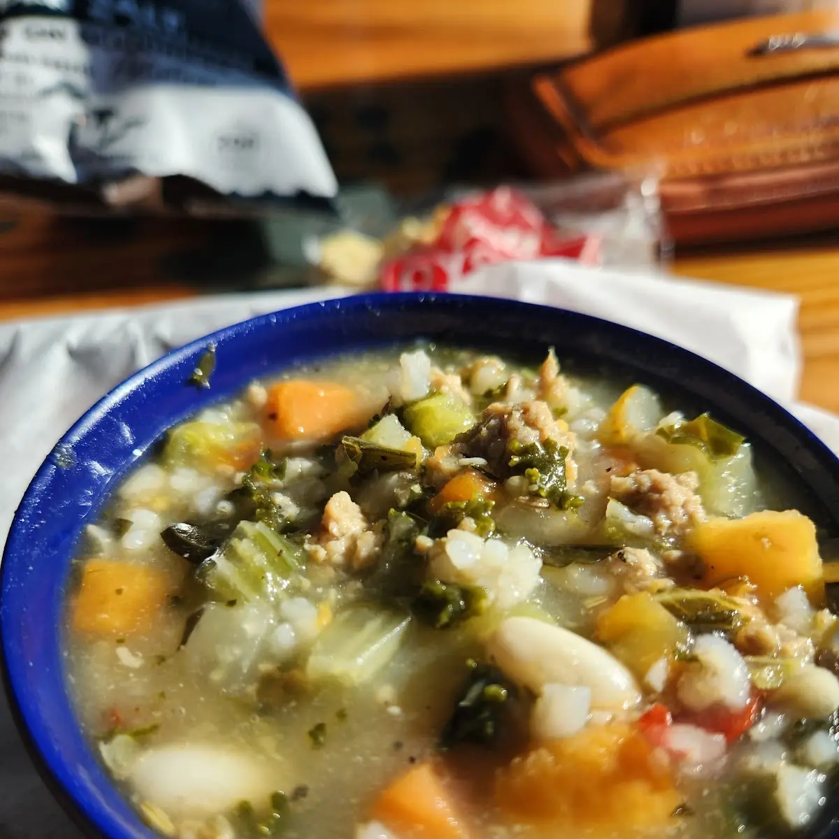 Turkey Sausage and Kale