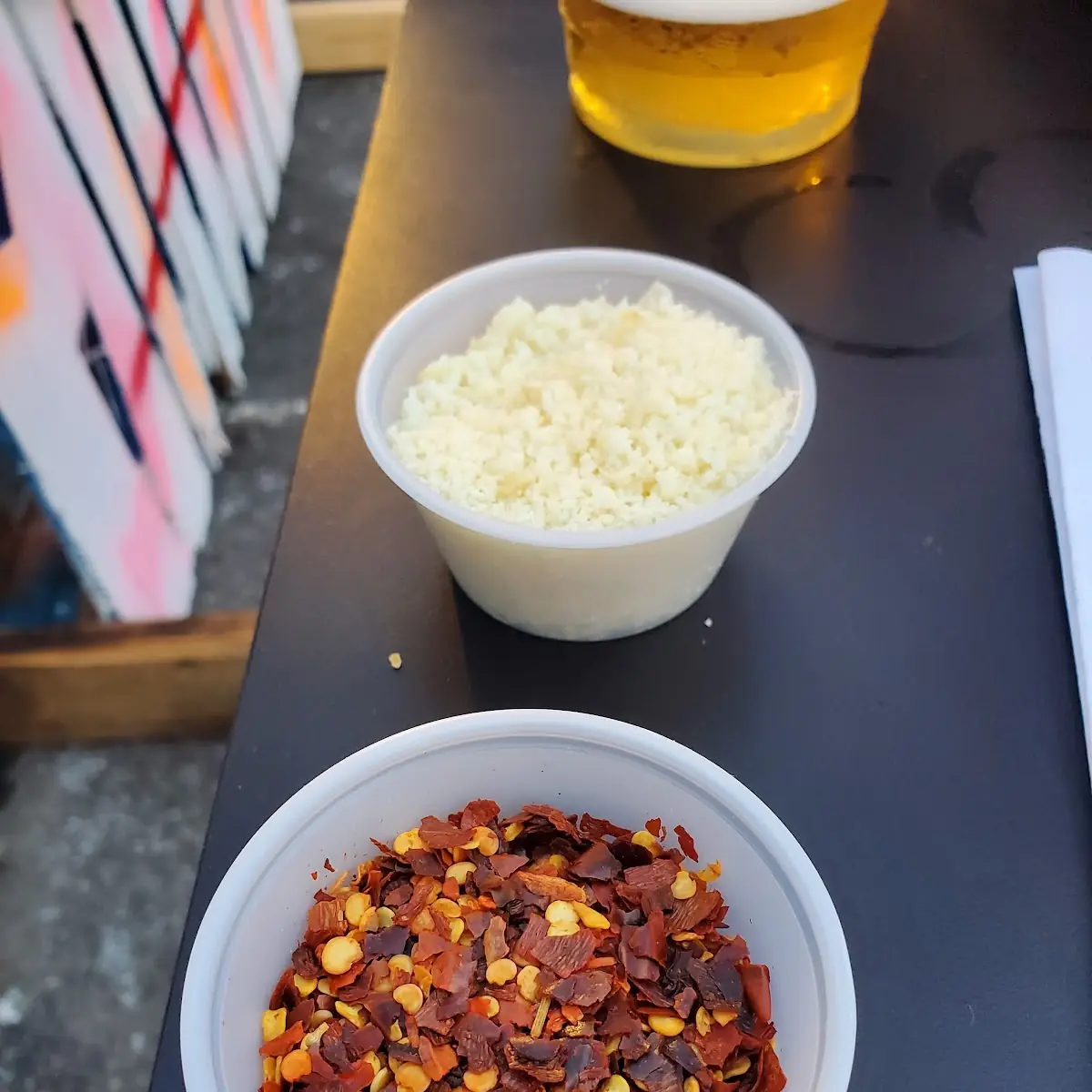 Red Pepper and Parmesan Cheese