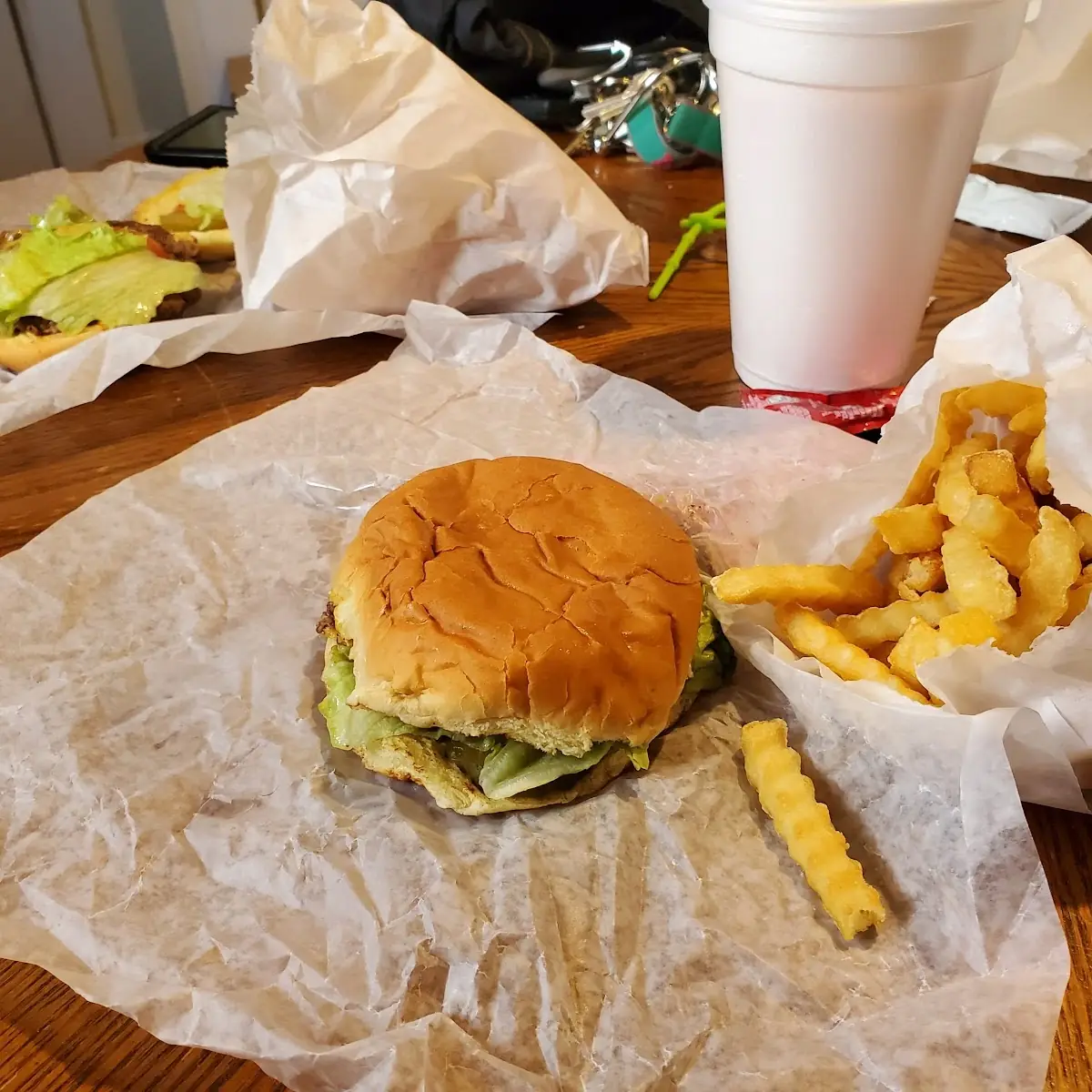 Wally Burger and Fries
