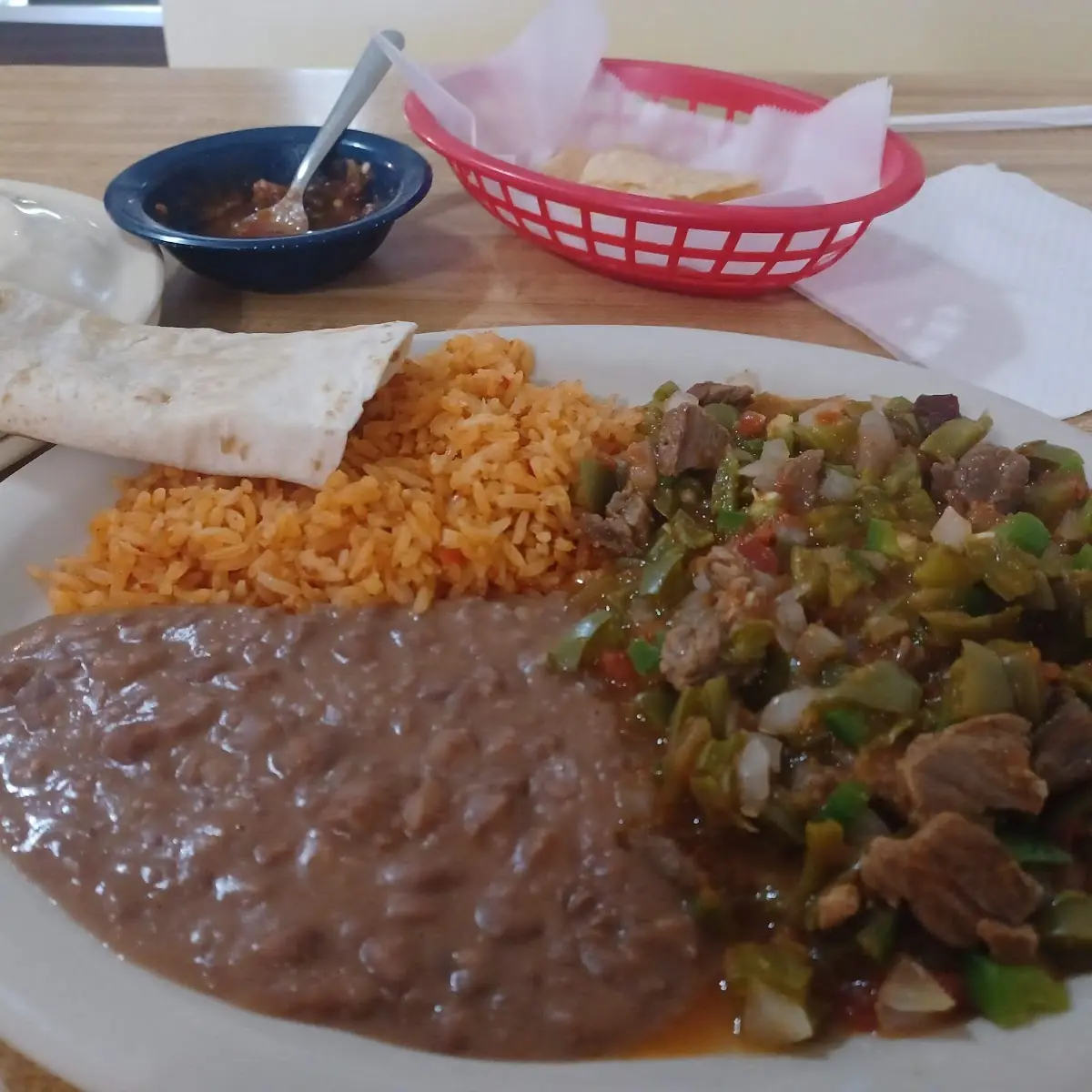 Steak a La Mexicana