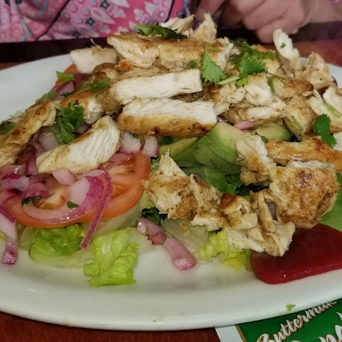 Ensalada de Pollo Asado