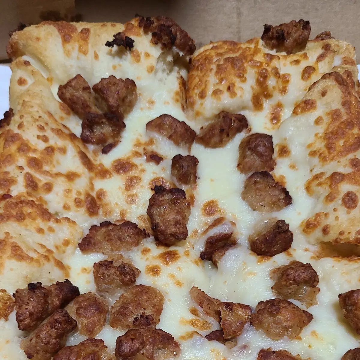 Stuff Deep Dish Sausage Pizza