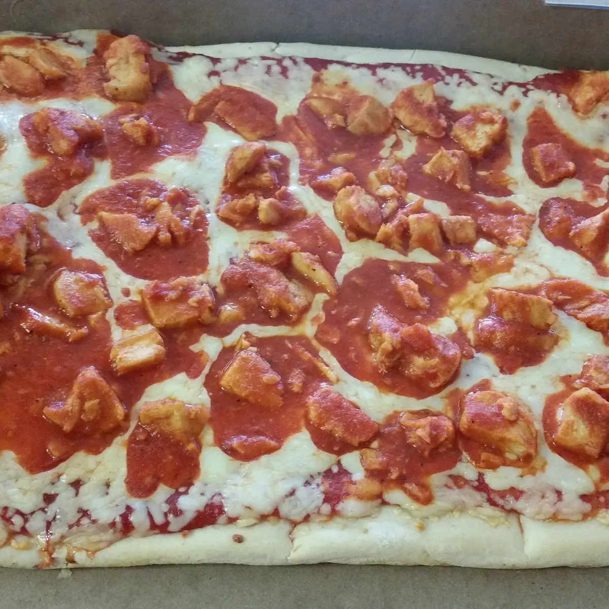 Large Square Pizza