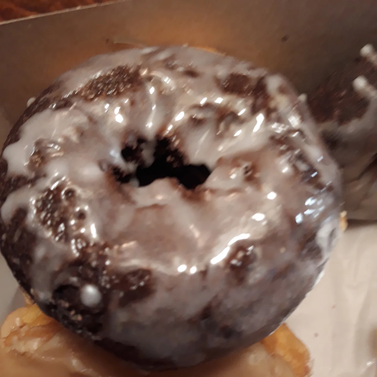 Chocolate Cake Glzed Doughnut