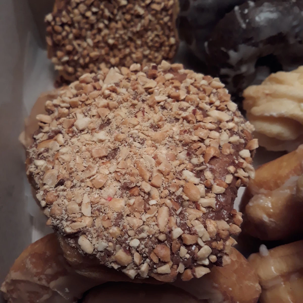 Maple Cinnamon Nut Doughnut