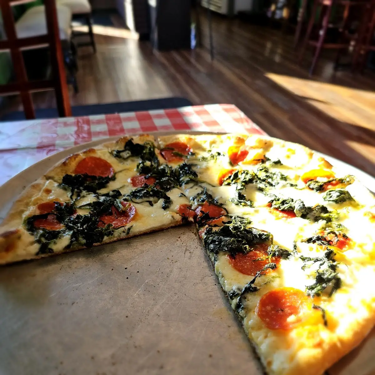 Spinach Pizza