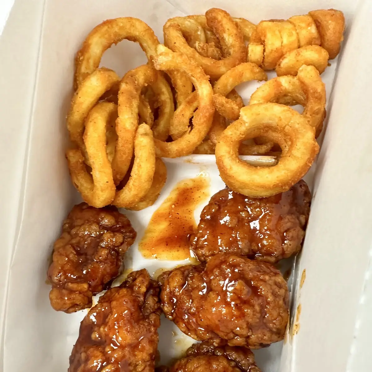 Boneless Wings and Few Fries