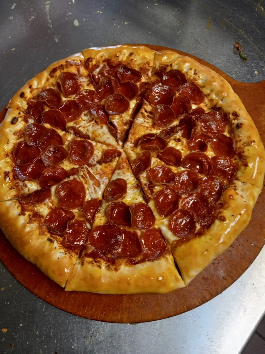 Stuffed Crust Pepperoni Pizza