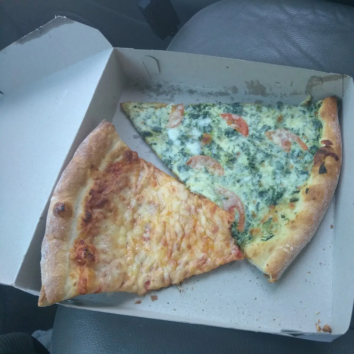 Cheese Pizza White Sauce Pizza by the Slice