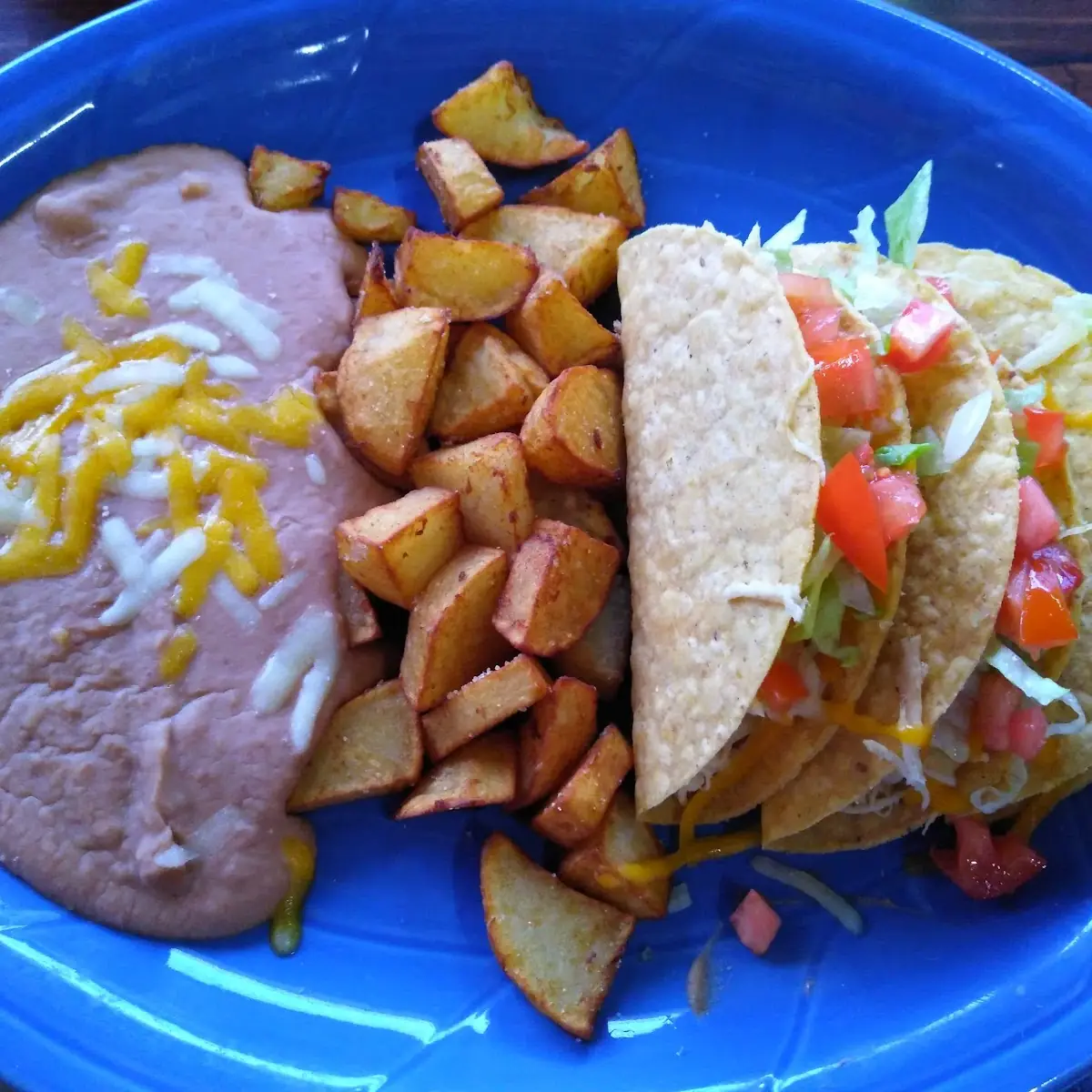 Tres Chicken Tacos Plate