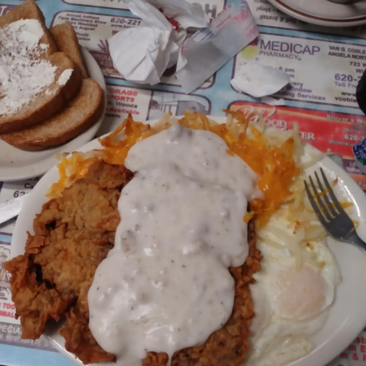 Chicken Fried Steak Breakfast