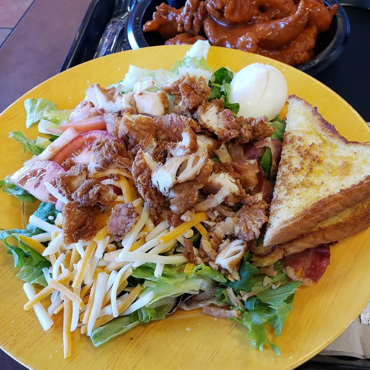 Fried Chicken Club Salad