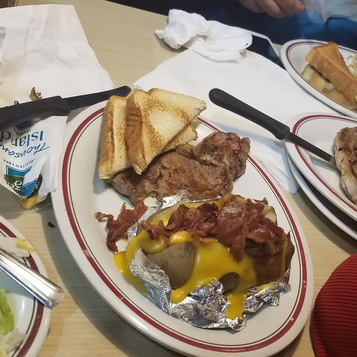 Steak and Loaded Baked Potato