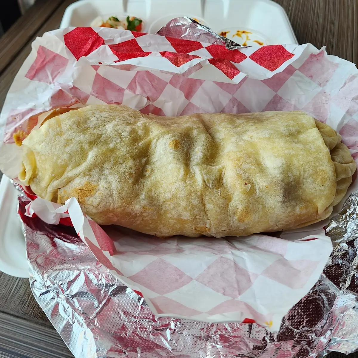 Ham & Eggs Breakfast Burrito