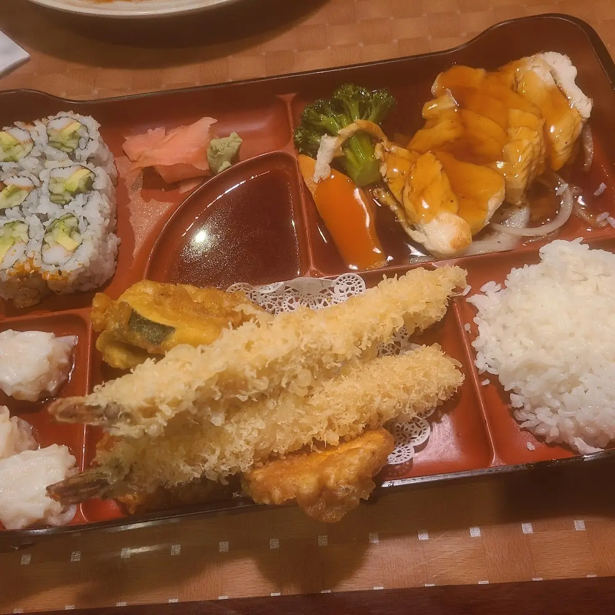 Shrimp Tempura Lunch Bento