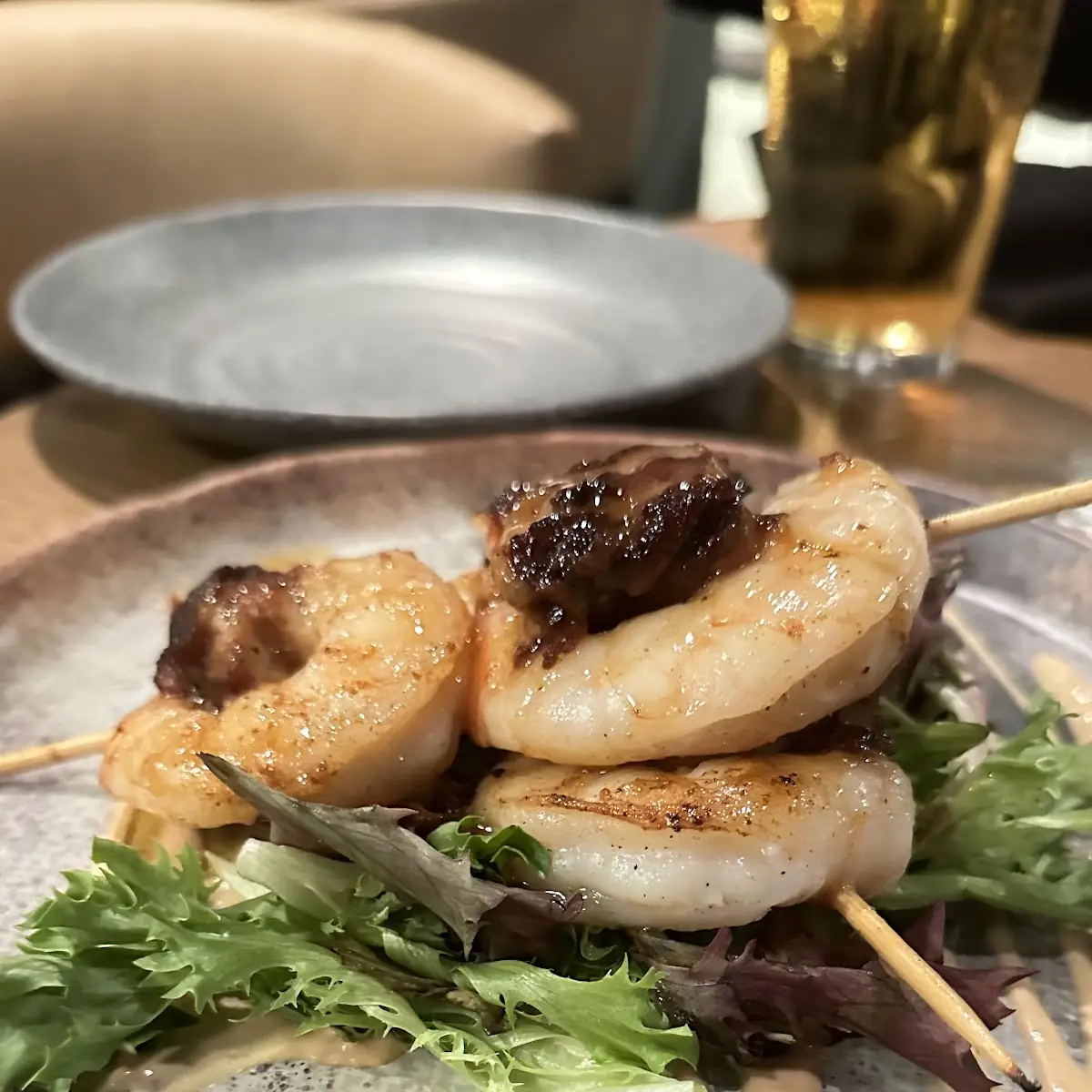 Bourbon Bacon Shrimp Skewers