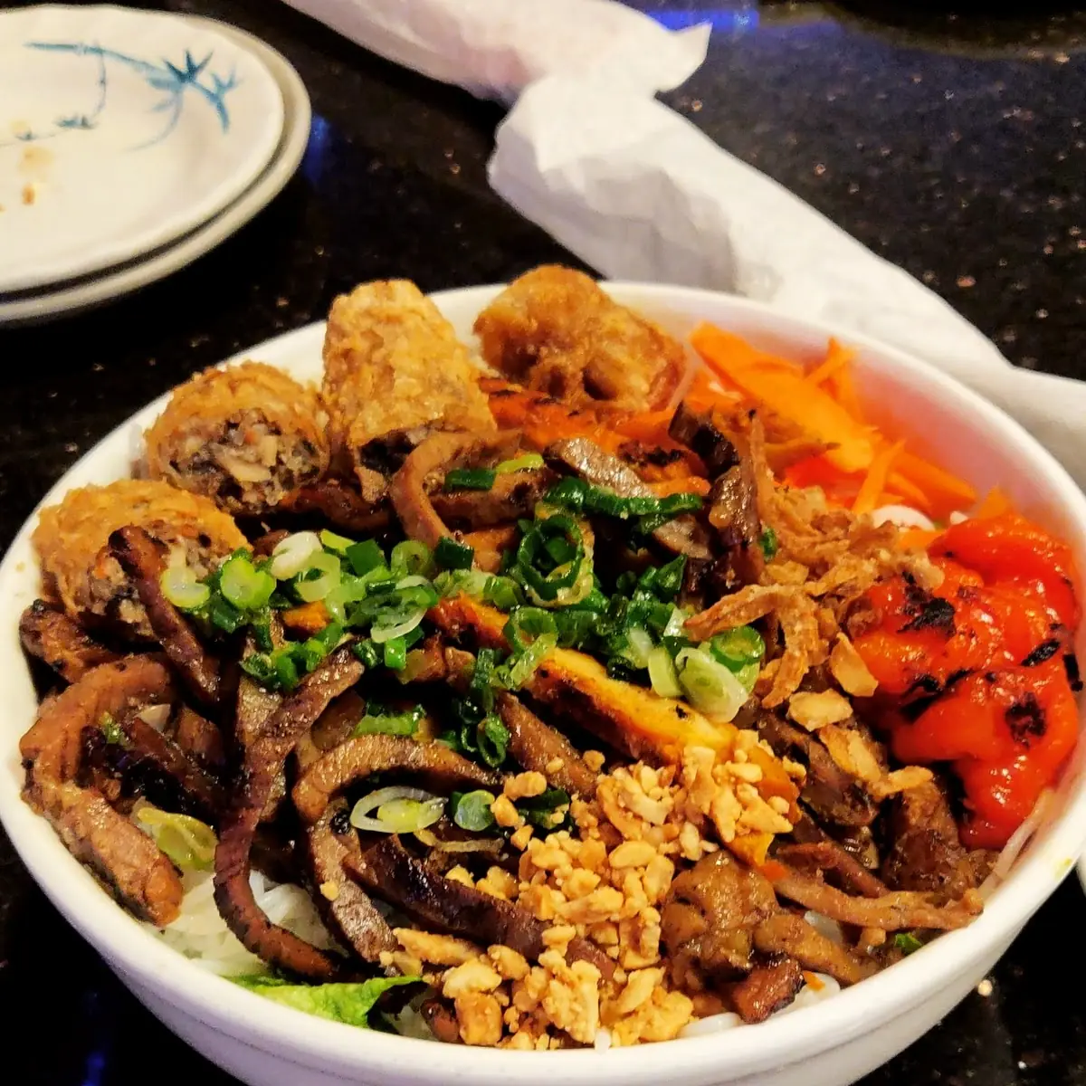 Combination Rice Noodle Bowl