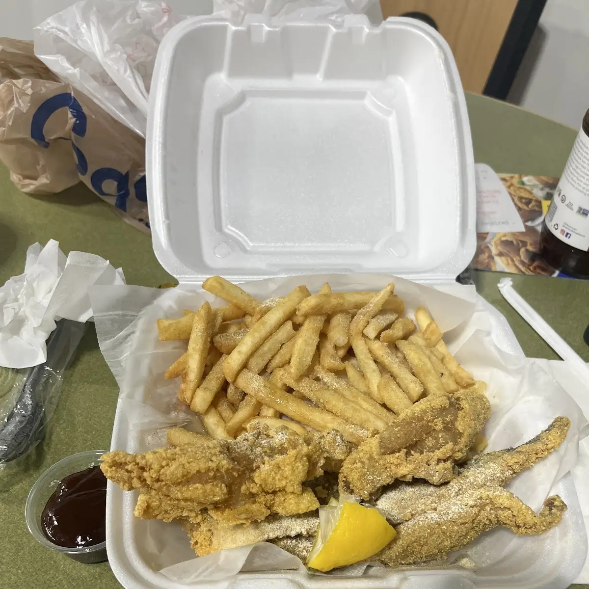 5 PC Catfish Nuggets Combo