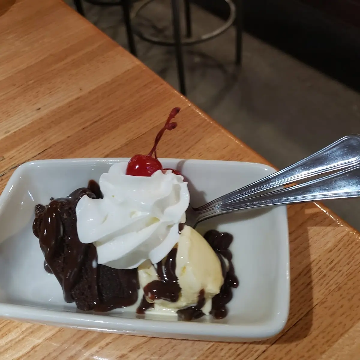 Blue Ribbon Brownie Sundae