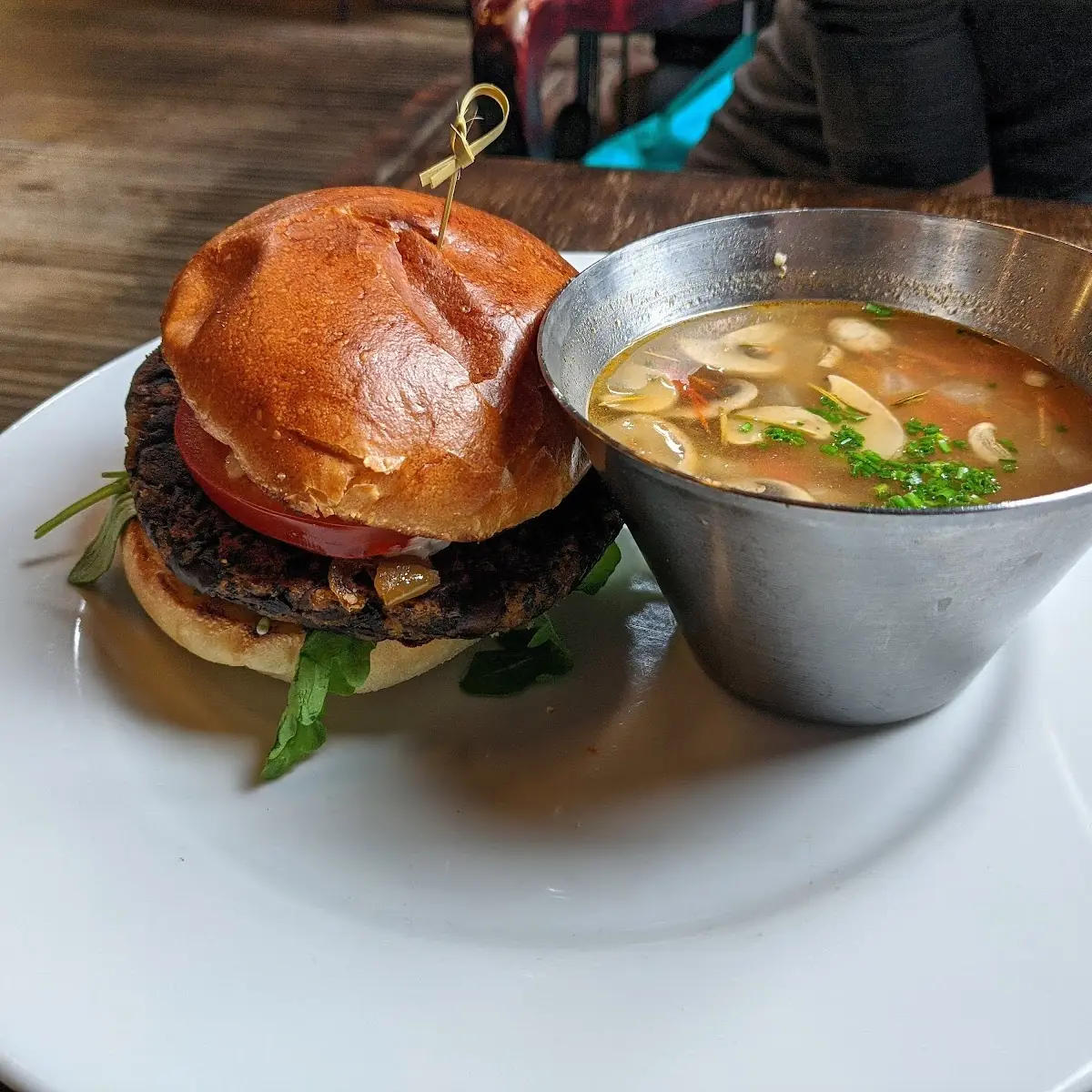 Veggie Mushroom Burger
