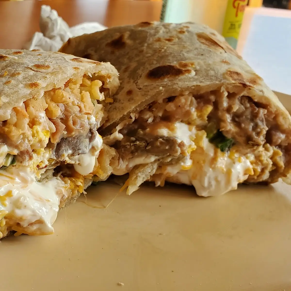 Ground Beef Burrito