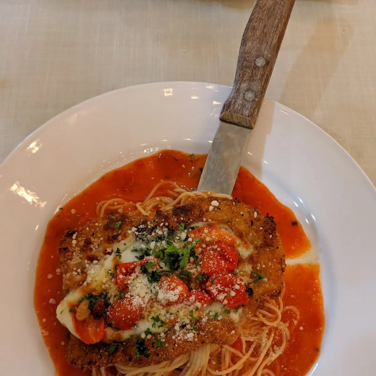 Chicken Parmigiana