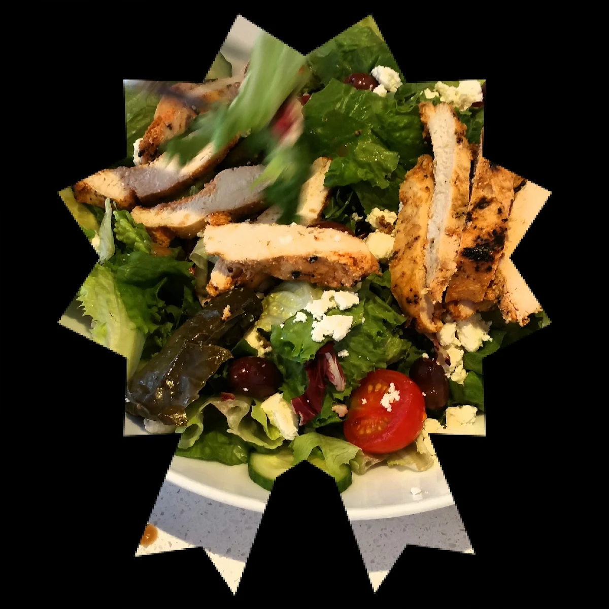Greek Salad with Grilled Chicken