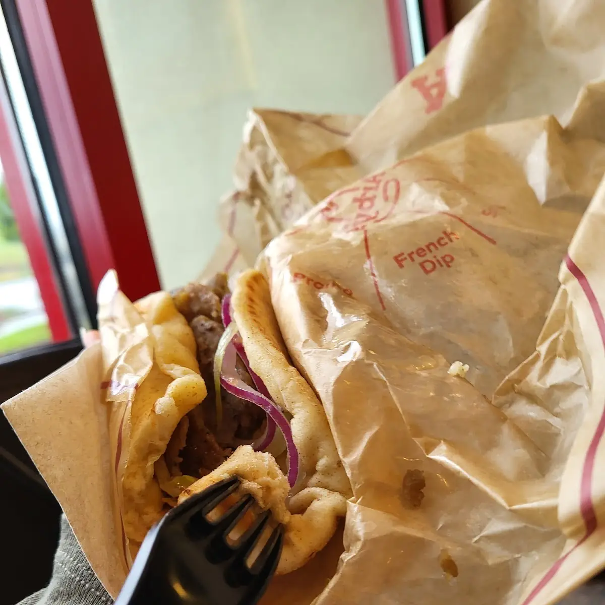 Greek Gyro Sandwich