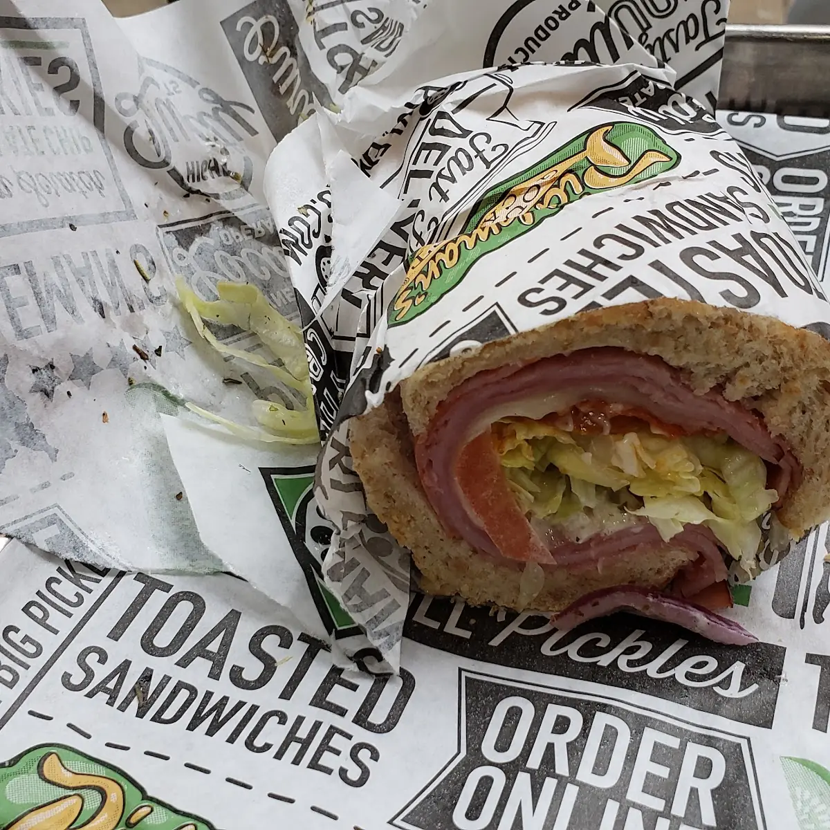 Italian Sub on Wheat
