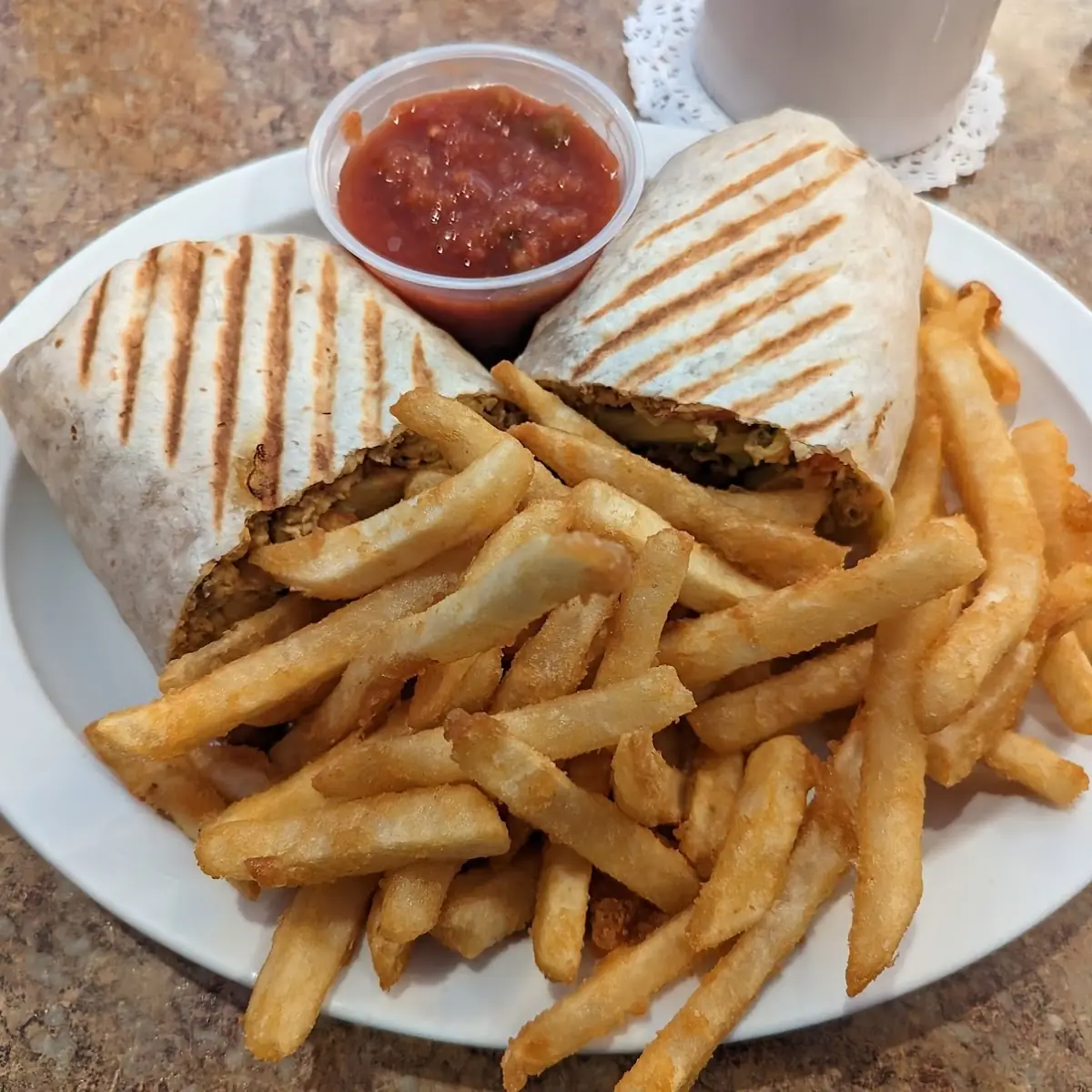 Wrap with Fries