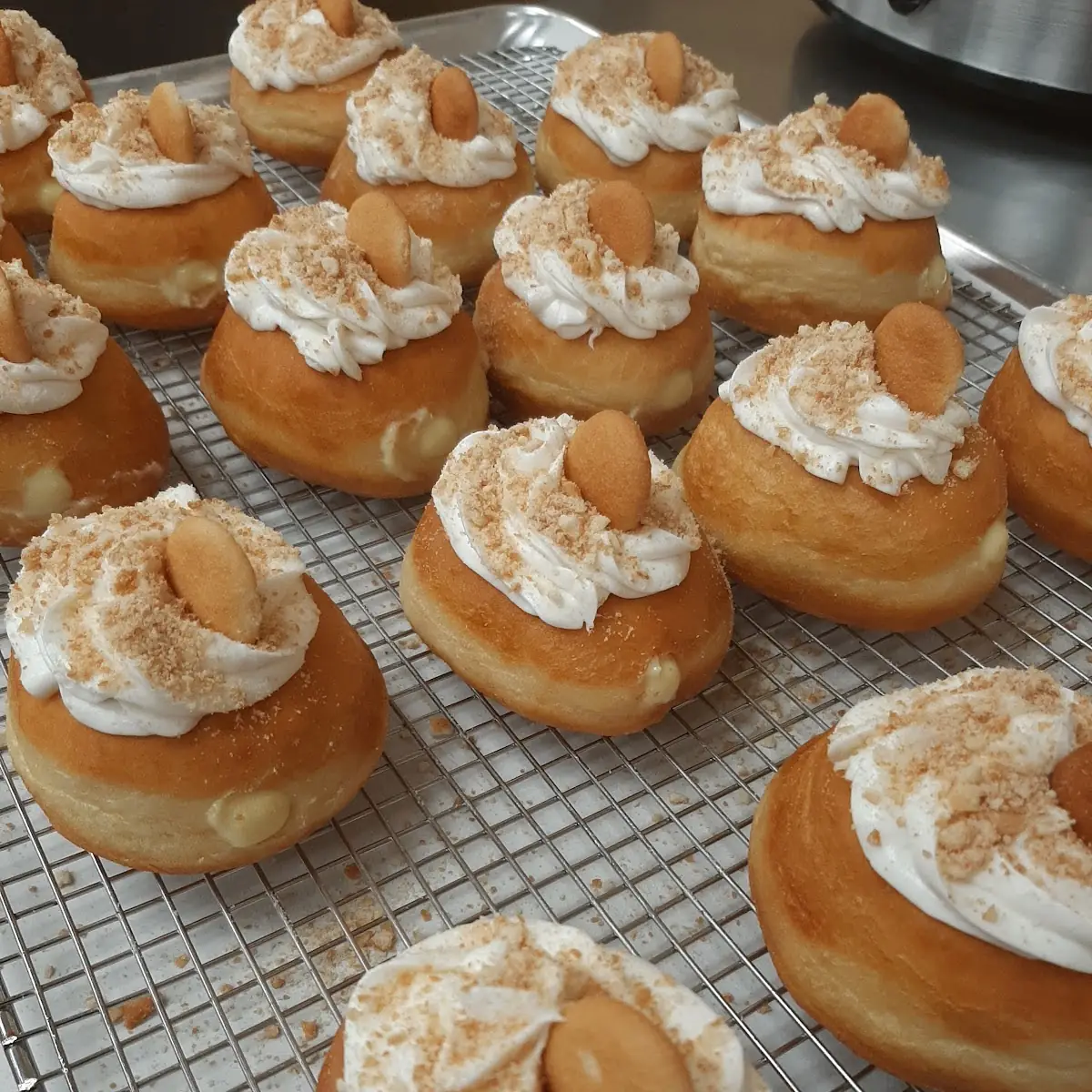 Banana Pudding Donuts