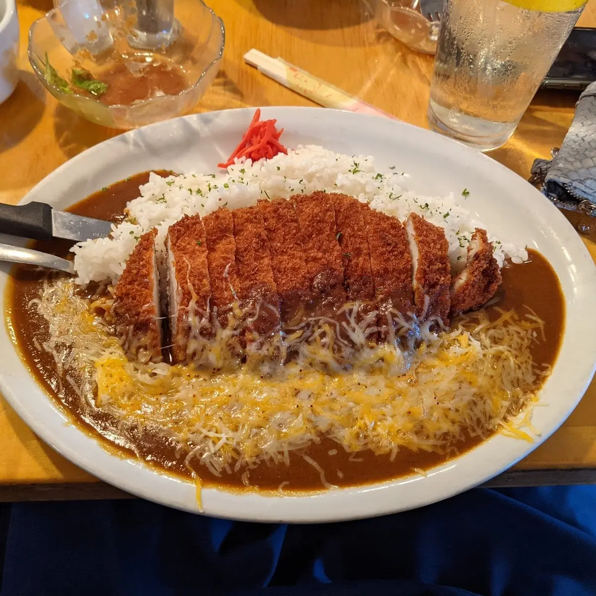 Pork Katsu Curry with Cheese