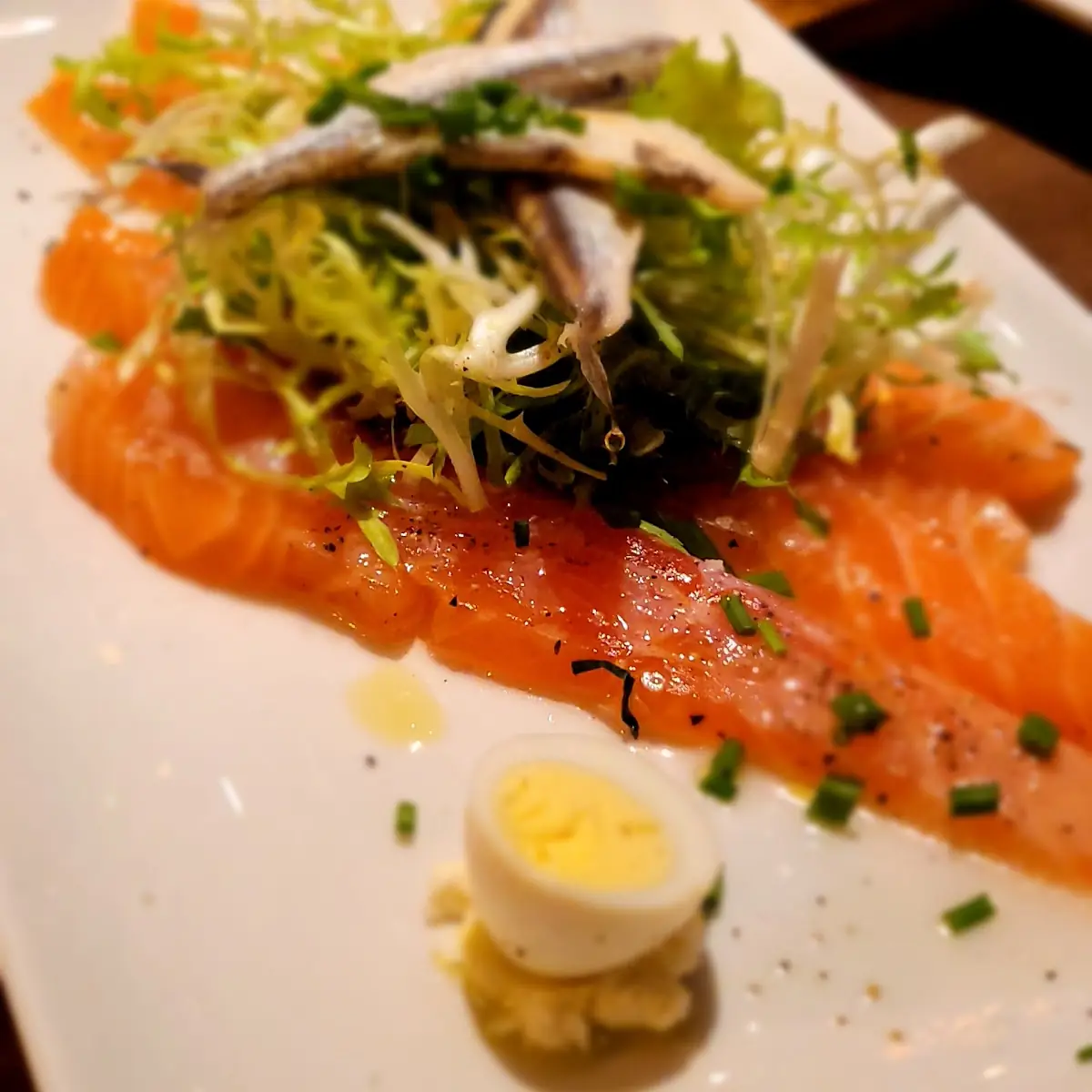 Salmon Crudo