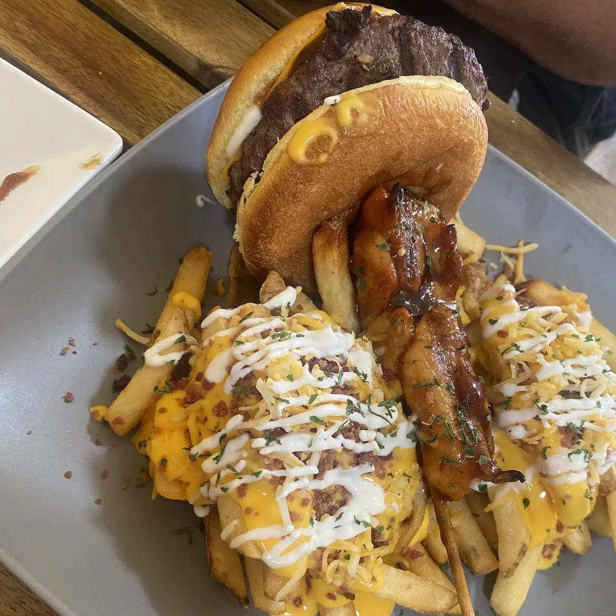 Papás Con Queso Y Sour Cream