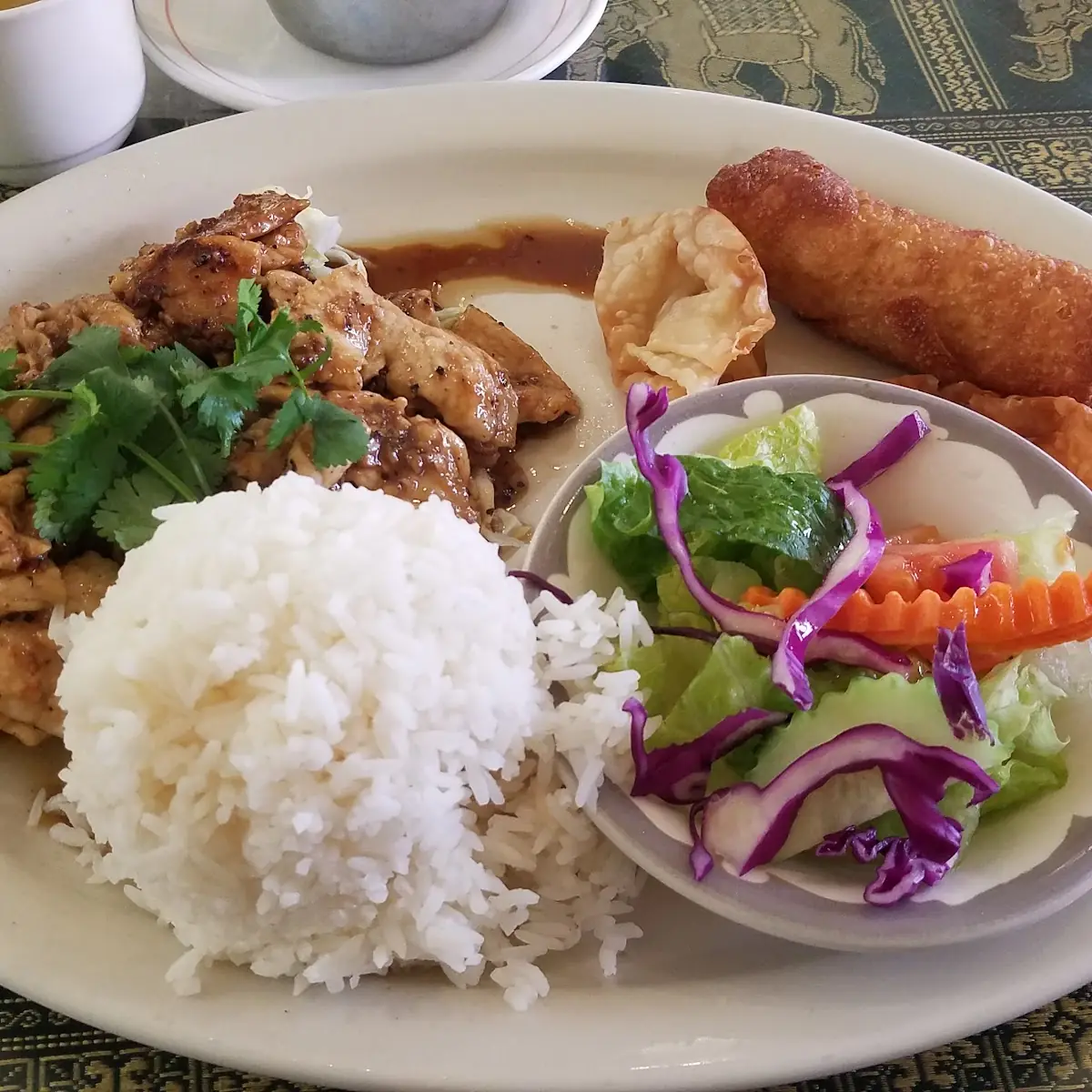 Garlic Pepper Chicken Lunch Special